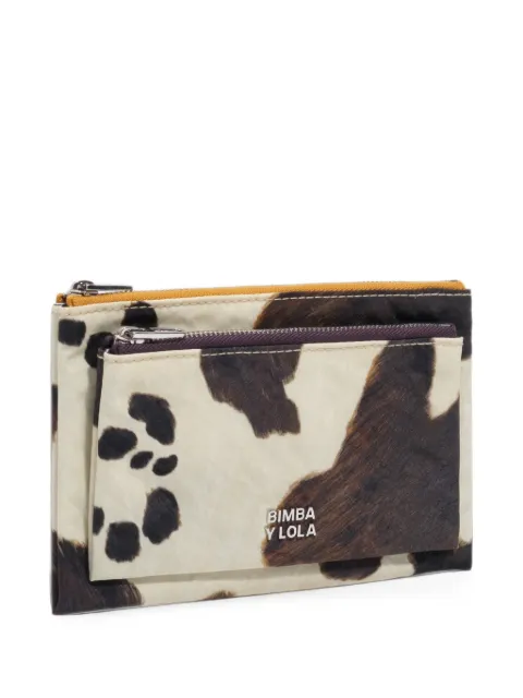 BIMBA Y LOLA pony nylon pocket purse