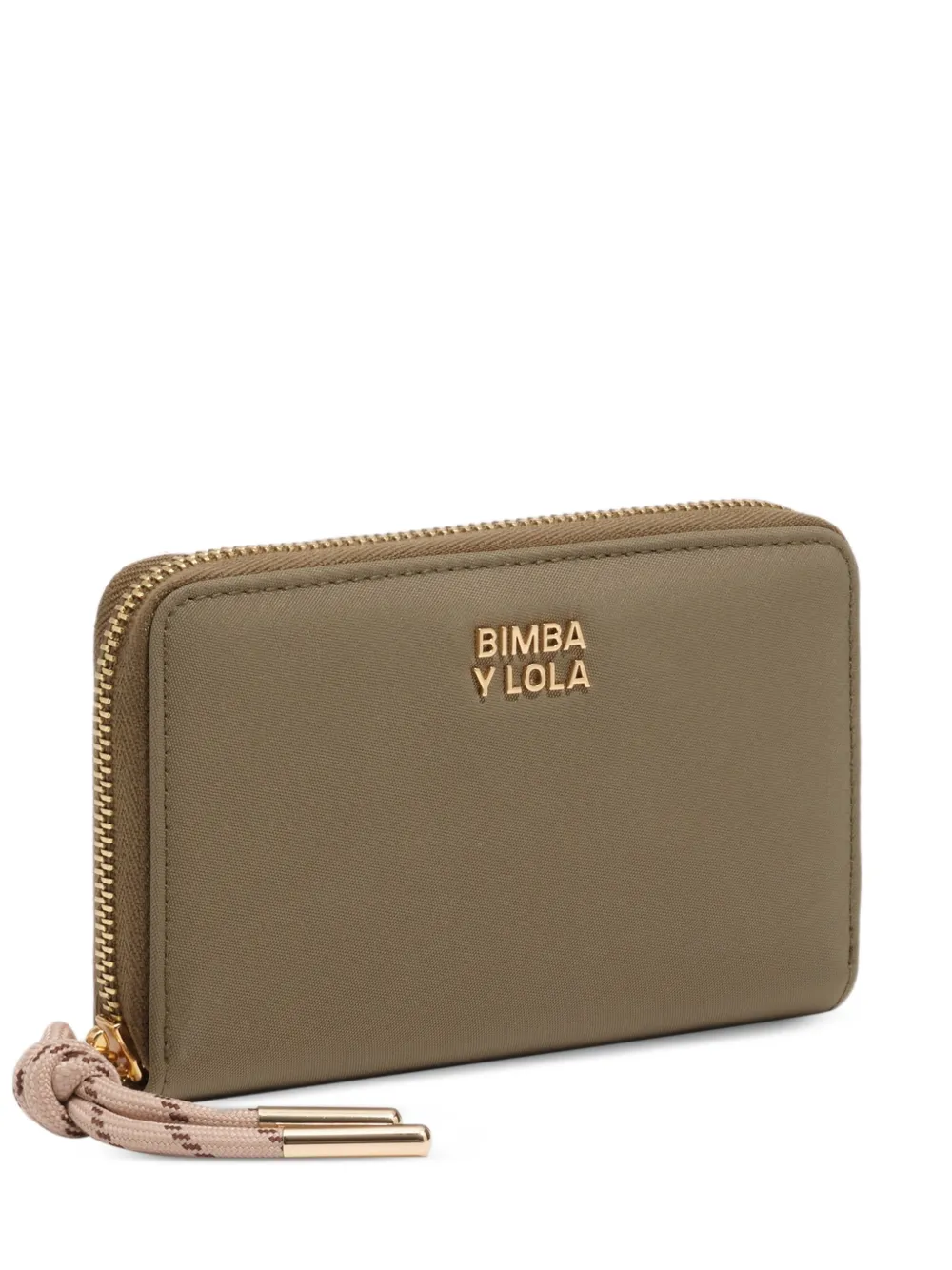BIMBA Y LOLA medium olive nylon wallet - Toni neutri