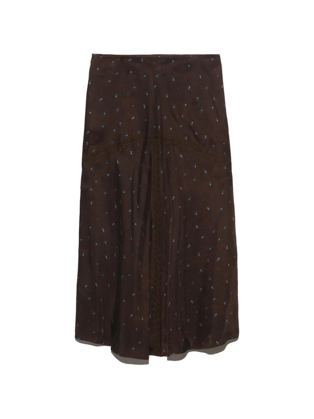 BIMBA Y LOLA Gonna svasata Romantic Sweet a fiori - Marrone