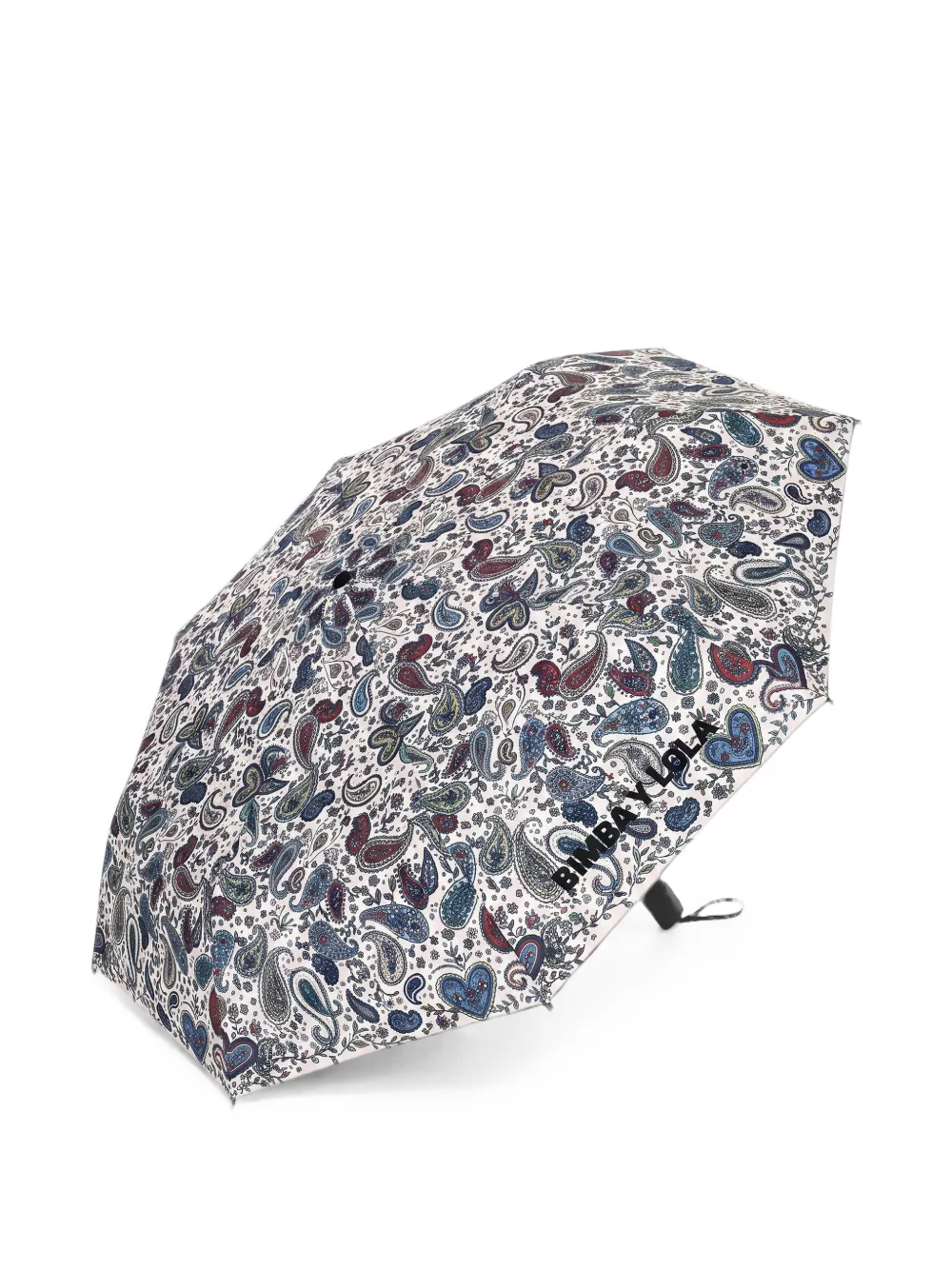 BIMBA Y LOLA Ivory paraplu met paisley-print Wit
