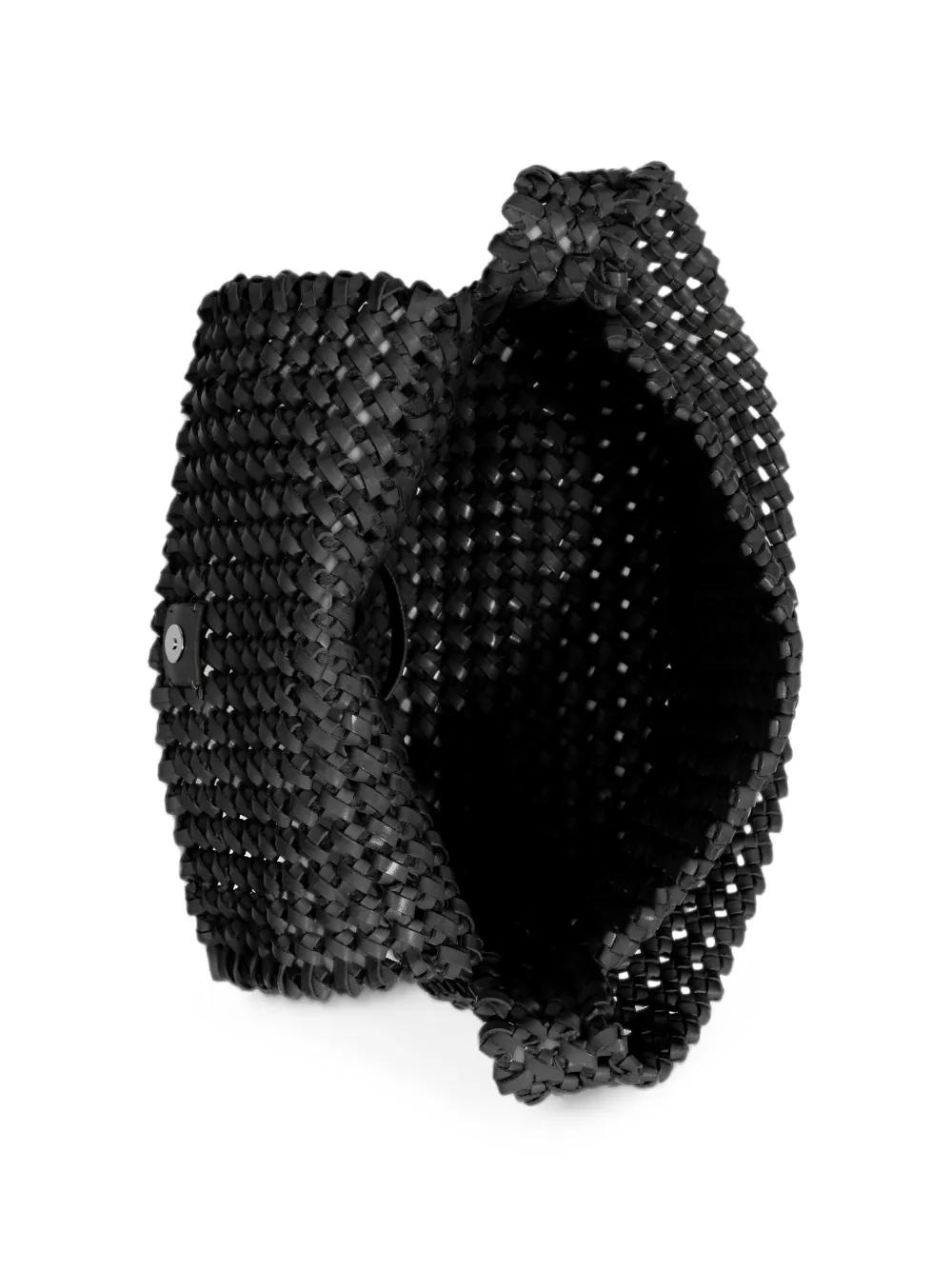 BIMBA Y LOLA Medium geplooide leren tas Zwart