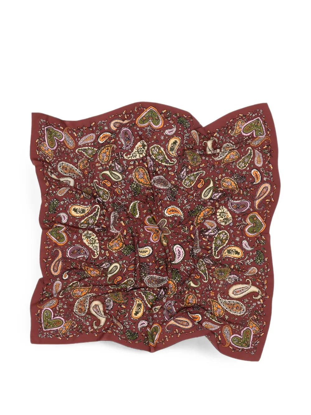 BIMBA Y LOLA Sjaal met paisley-print Rood