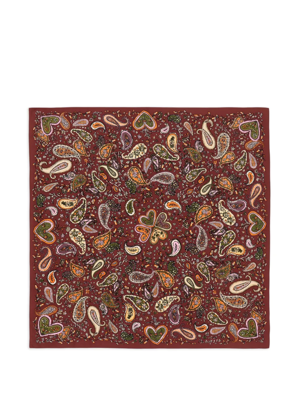 BIMBA Y LOLA Sciarpa con stampa paisley - Rosso