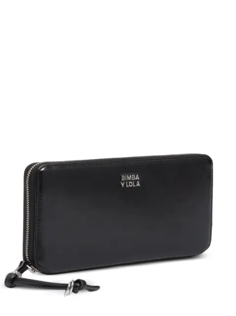 BIMBA Y LOLA large black leather wallet