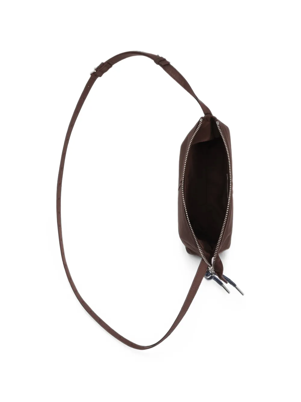 BIMBA Y LOLA Mocha nylon mini-schoudertas Bruin