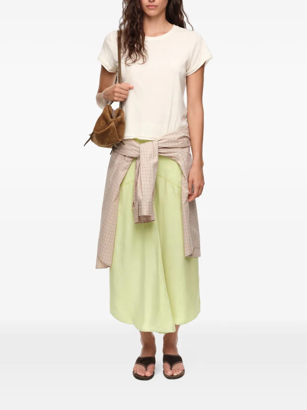 BIMBA Y LOLA Rok met A-lijn en kant Groen