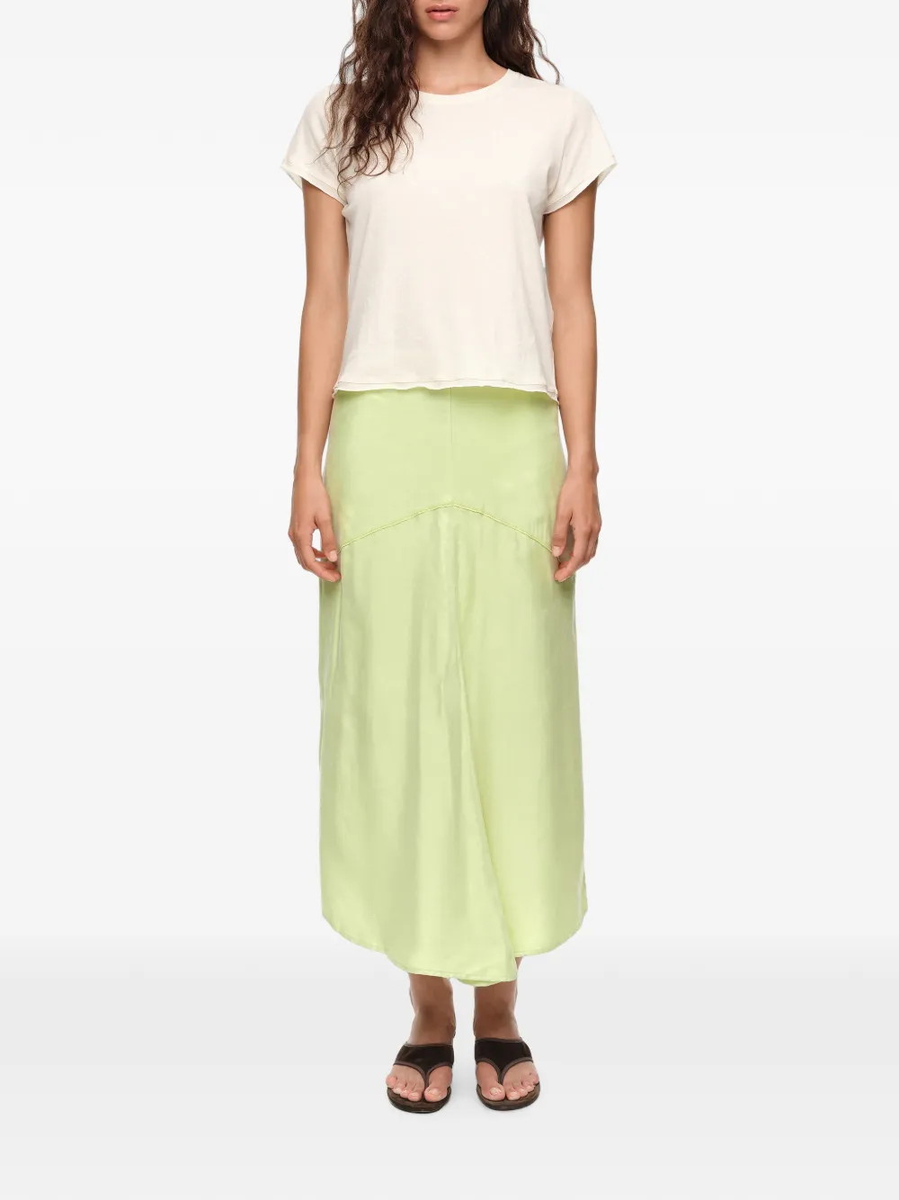 BIMBA Y LOLA Rok met A-lijn en kant Groen