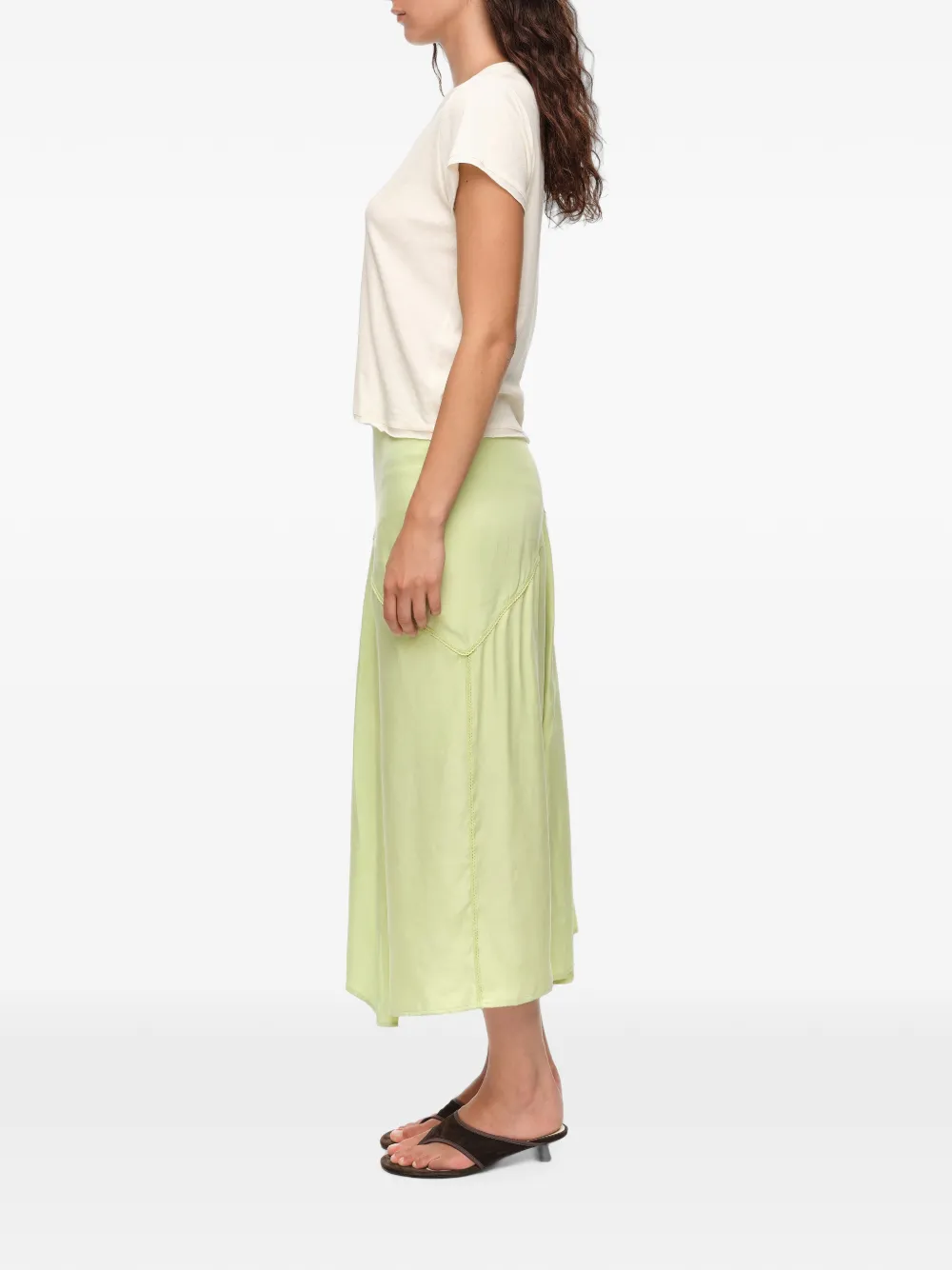 BIMBA Y LOLA Rok met A-lijn en kant Groen