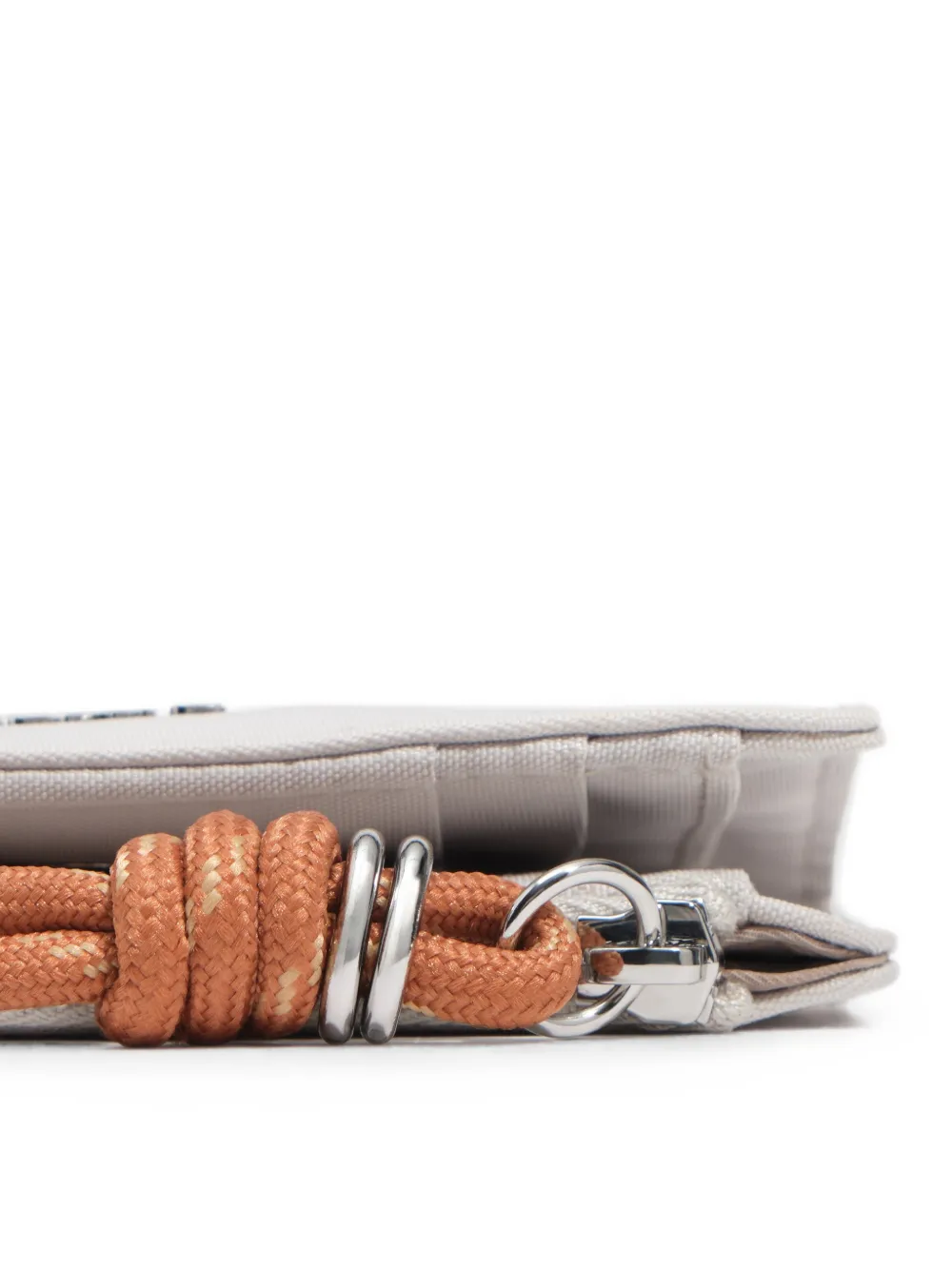 BIMBA Y LOLA sand nylon compact purse Beige