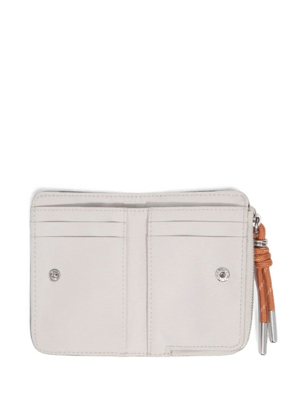 BIMBA Y LOLA sand nylon compact purse Beige