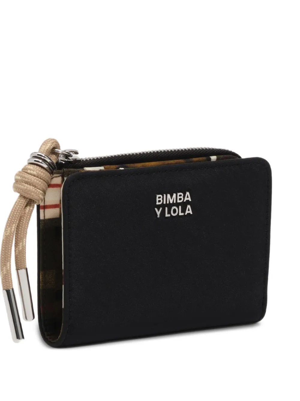BIMBA Y LOLA Portafoglio compatto in nylon - Nero