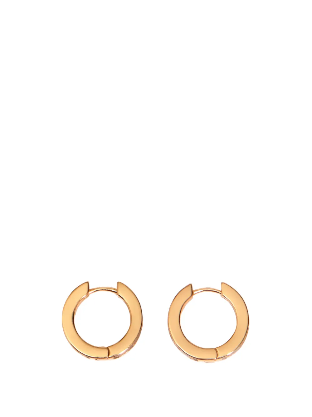BIMBA Y LOLA Creolen mit Logo-Gravur - Gold