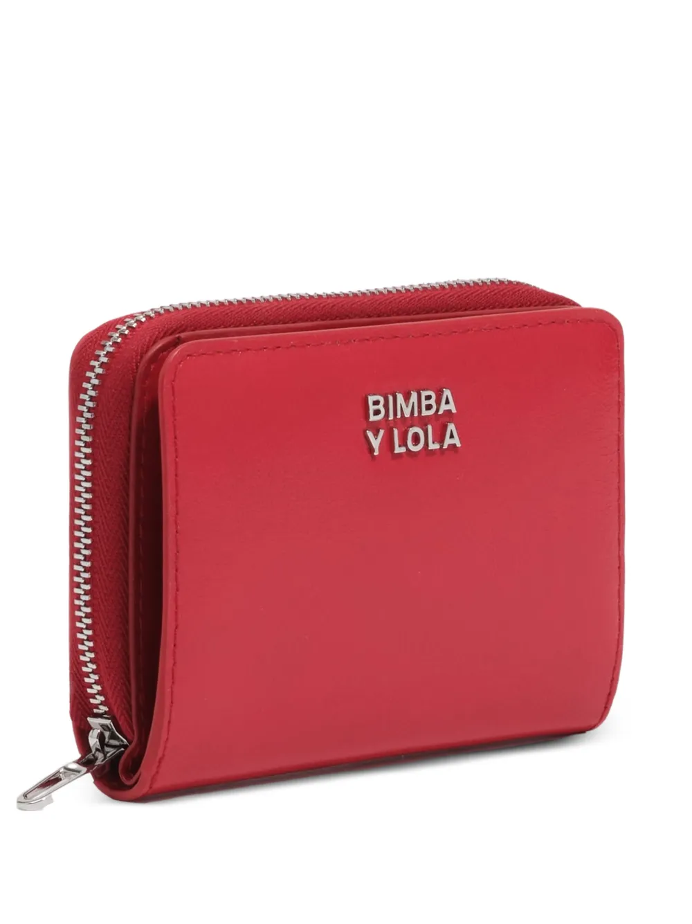 BIMBA Y LOLA red-leather flap purse - Rosso