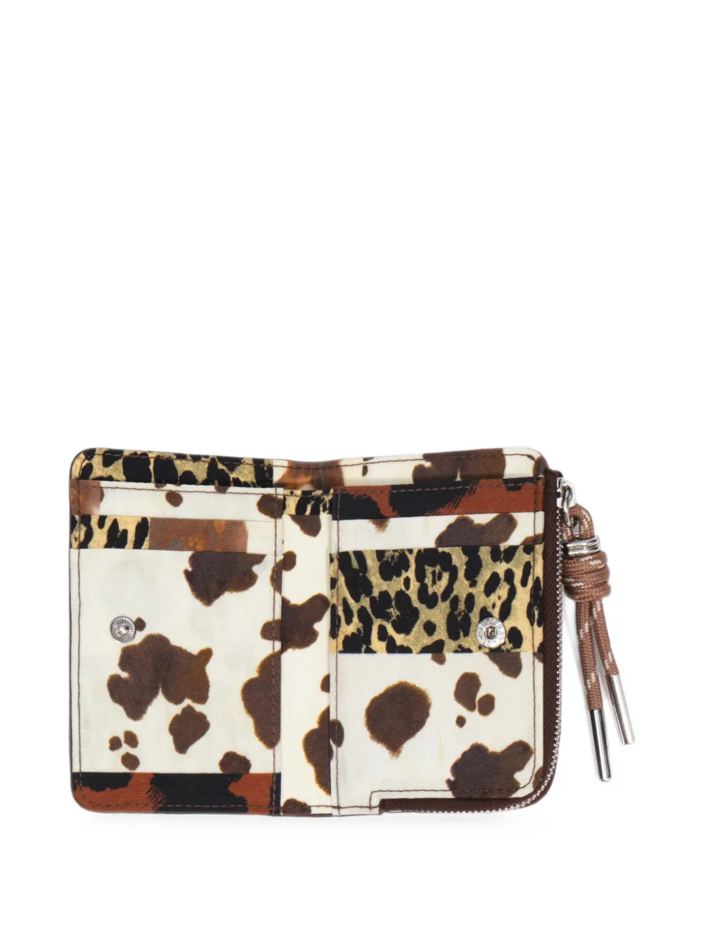 BIMBA Y LOLA Mocha nylon portemonnee Bruin
