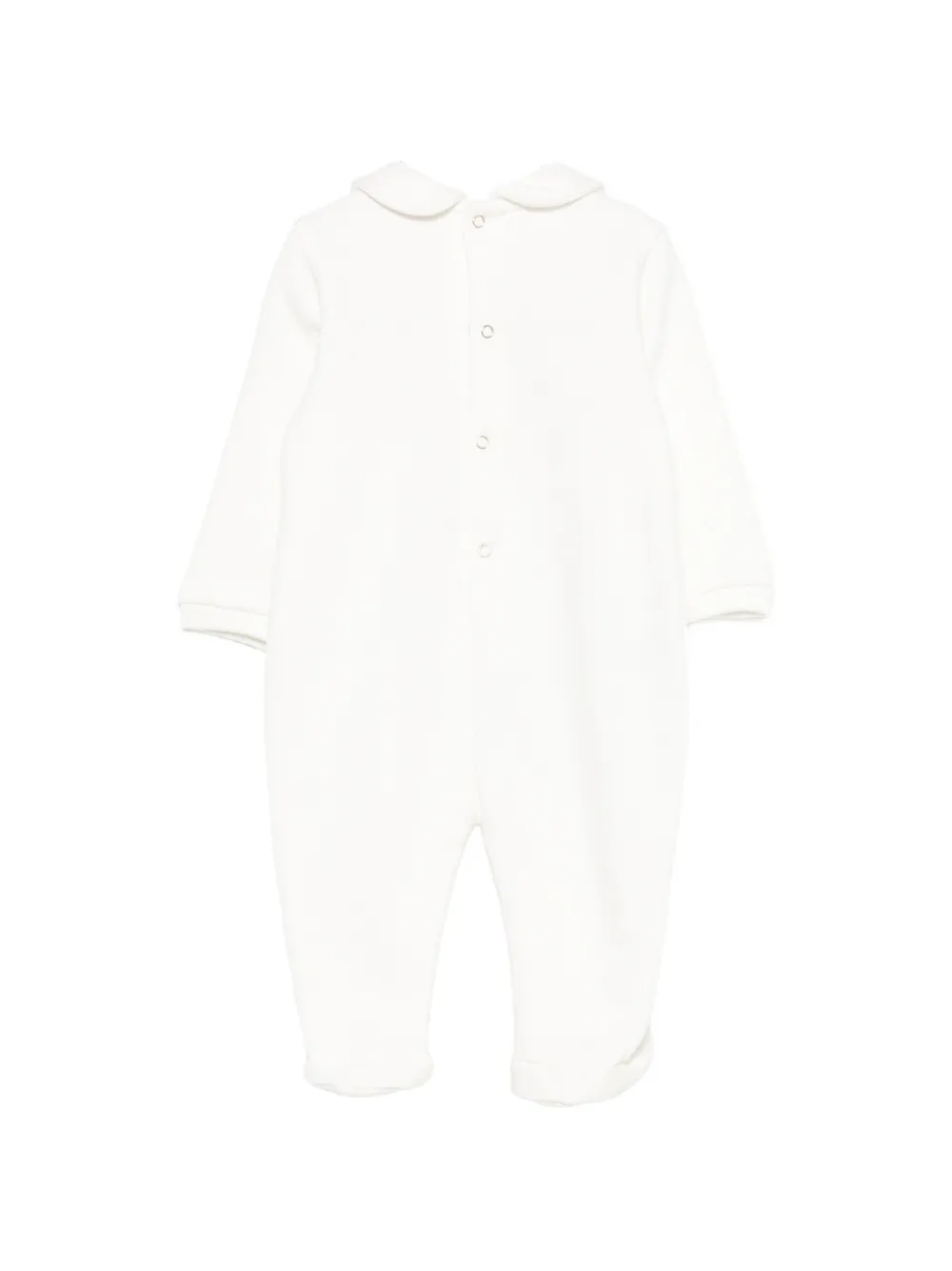 Elisabetta Franchi La Mia Bambina Pyjama met geborduurd logo Wit