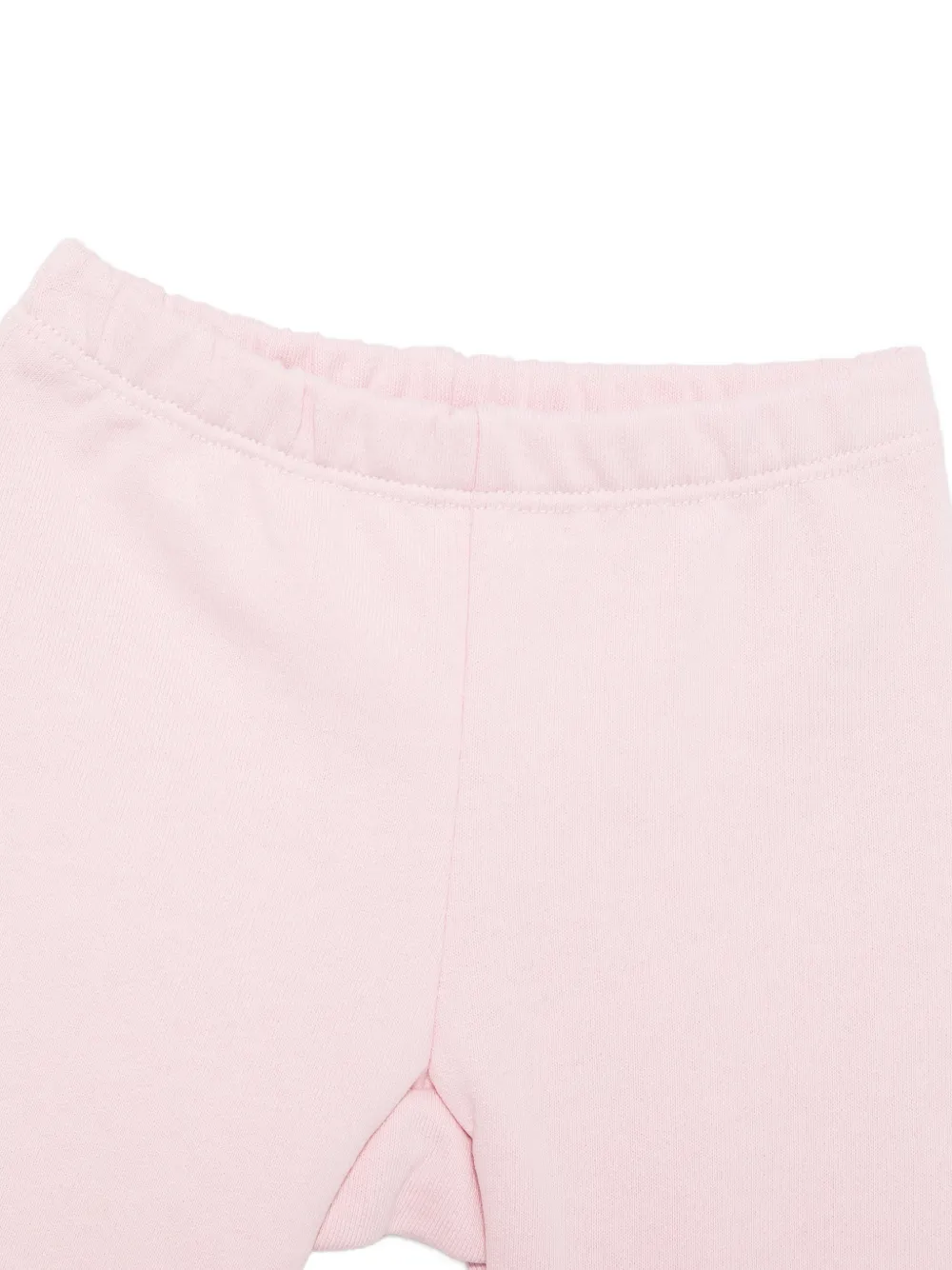 Elisabetta Franchi La Mia Bambina Pyjama met Peter Pan kraag en geborduurd logo Roze