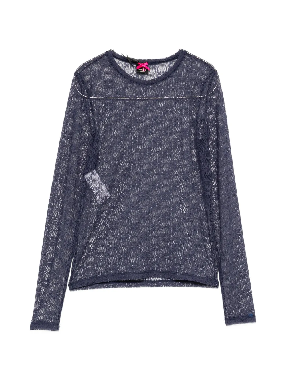 PINKO lace long-sleeve blouse - Blu