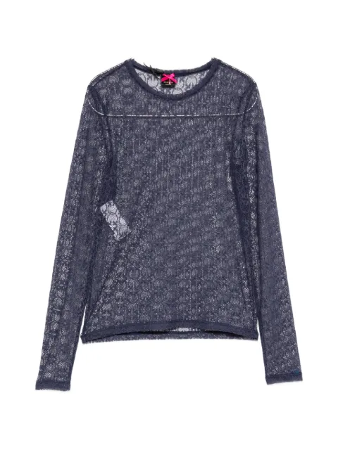 PINKO lace long-sleeve blouse