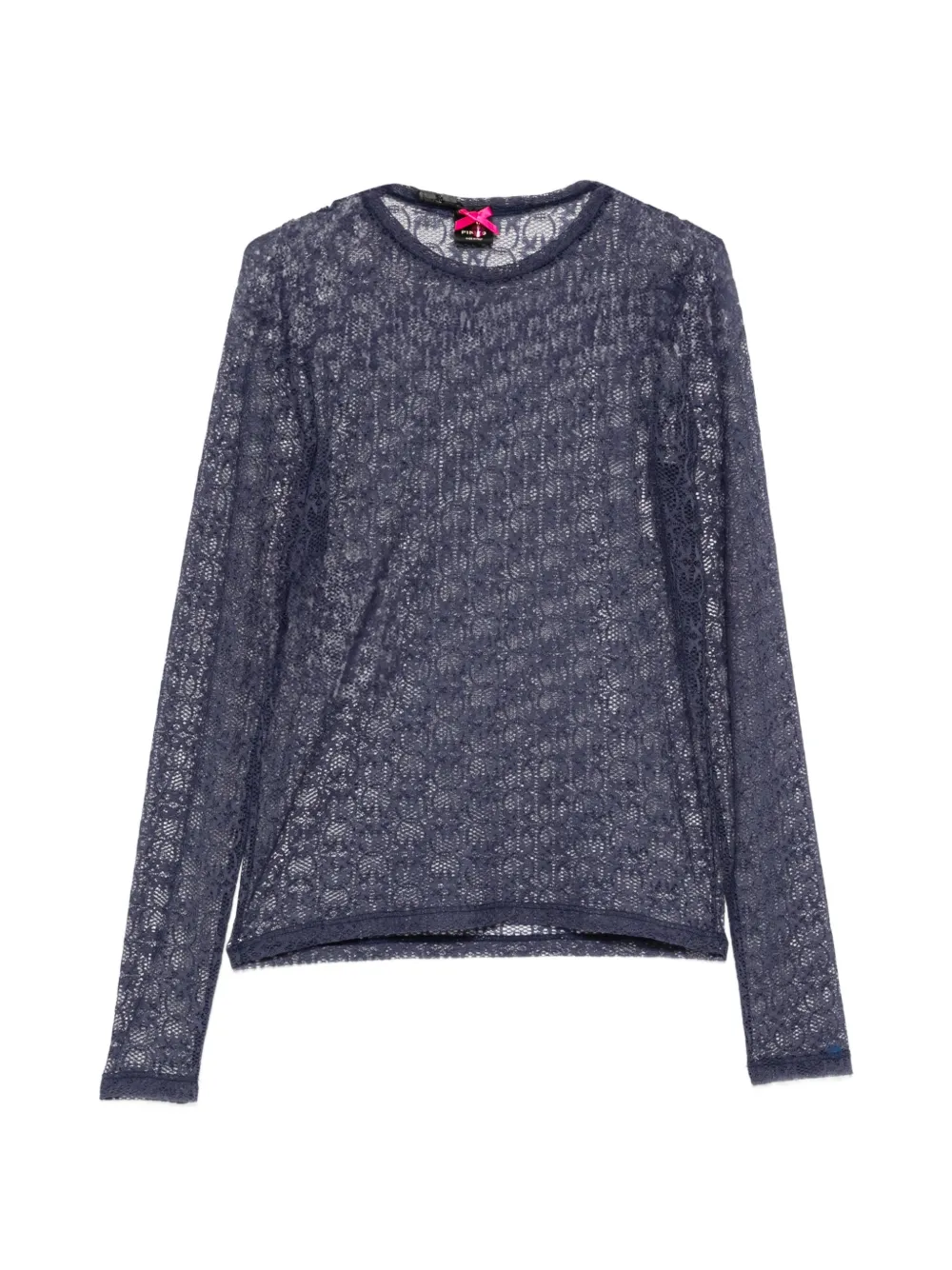 PINKO lace long-sleeve blouse - Blu