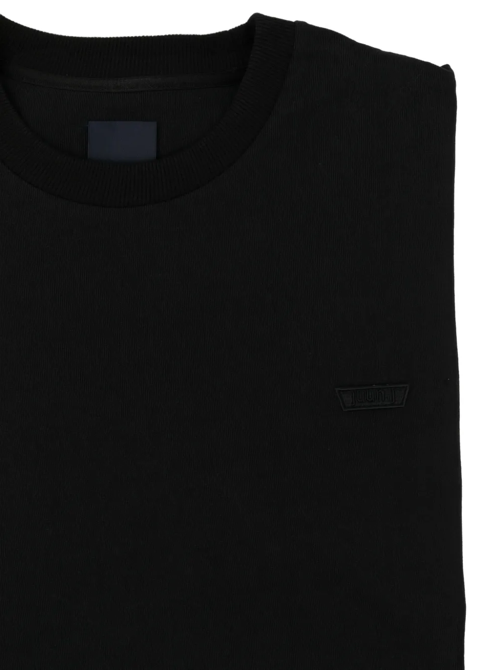 Juun.J T-shirt met logopatch Zwart