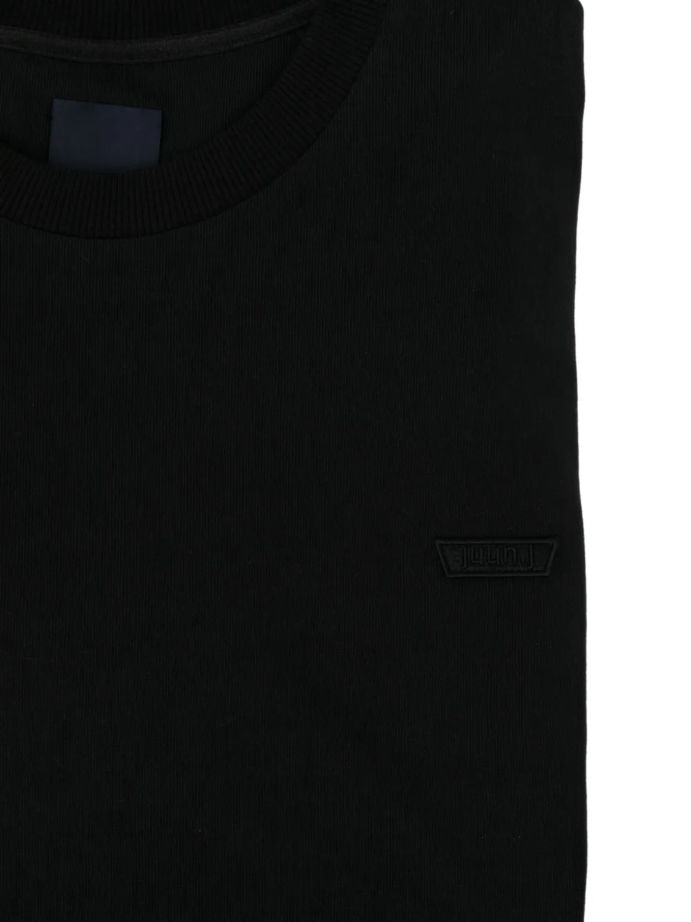 Juun.J T-shirt met logopatch Zwart