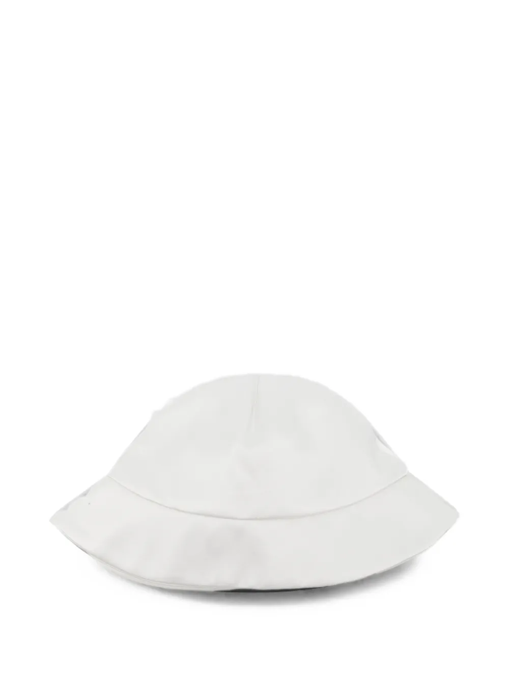 Elisabetta Franchi La Mia Bambina Hoed met strikdetail en logoplakkaat Wit