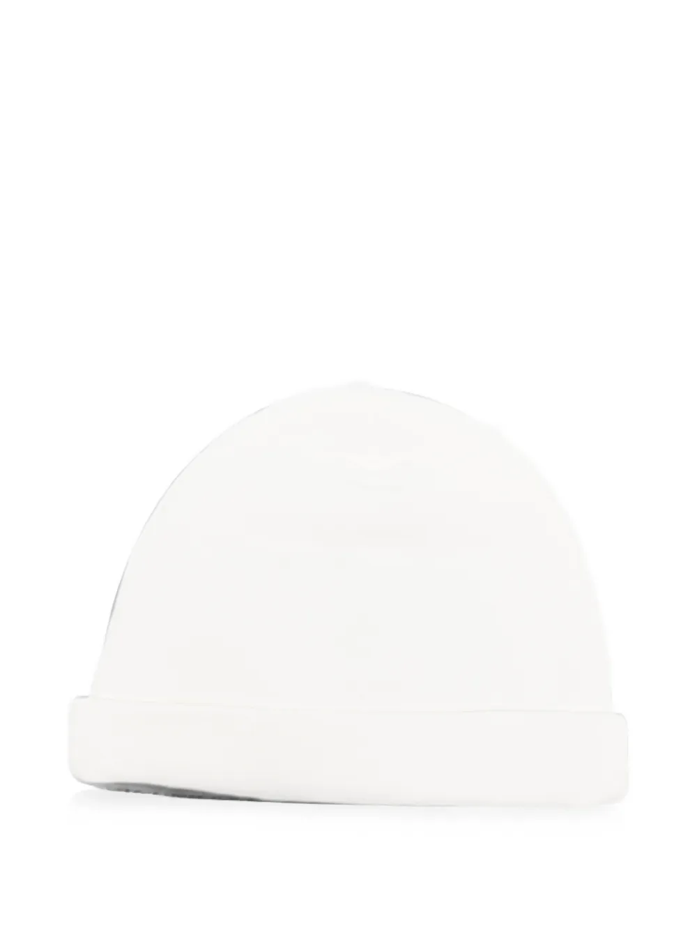 Elisabetta Franchi La Mia Bambina Muts met geborduurd logo Wit