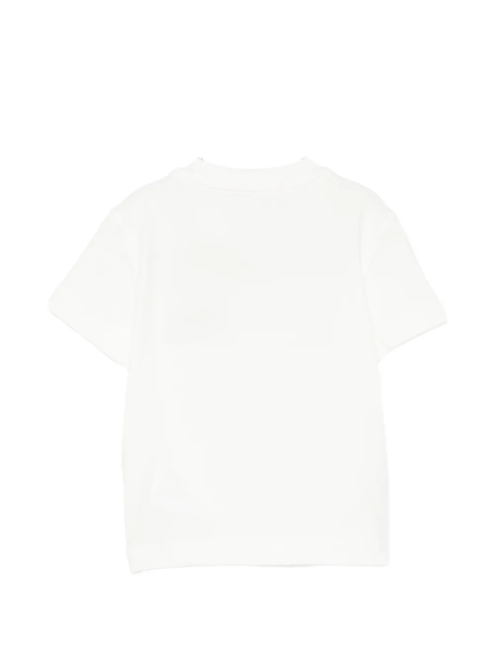 Elisabetta Franchi La Mia Bambina T-shirt met geborduurd logo Wit