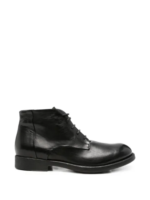 LeQarant lace-up leather ankle boots