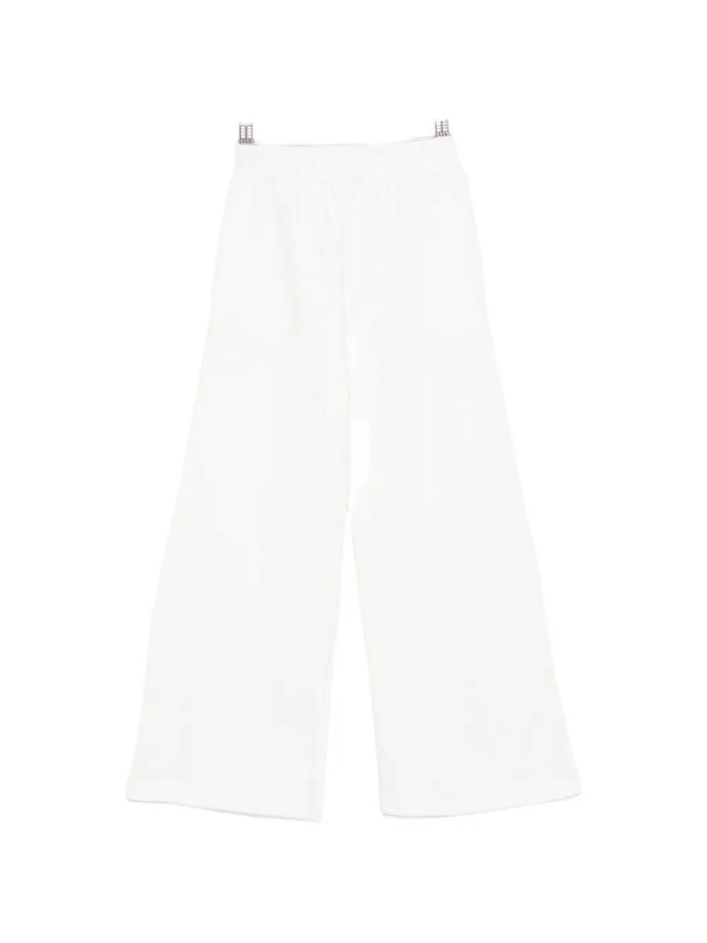 Elisabetta Franchi La Mia Bambina Joggingbroek met logopatch Wit