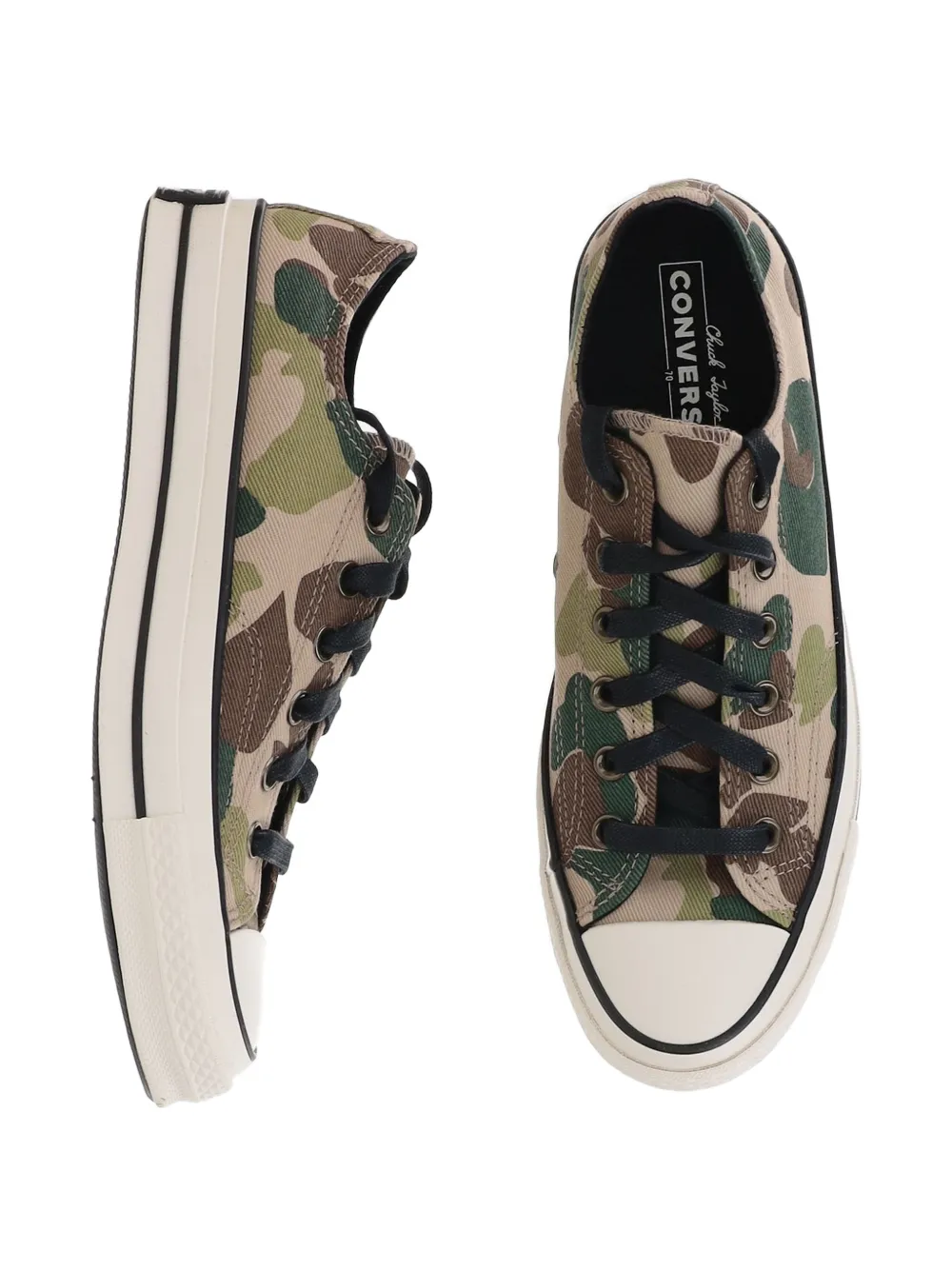 Converse Chuck 70 Archival camouflage-print sneakers Beige