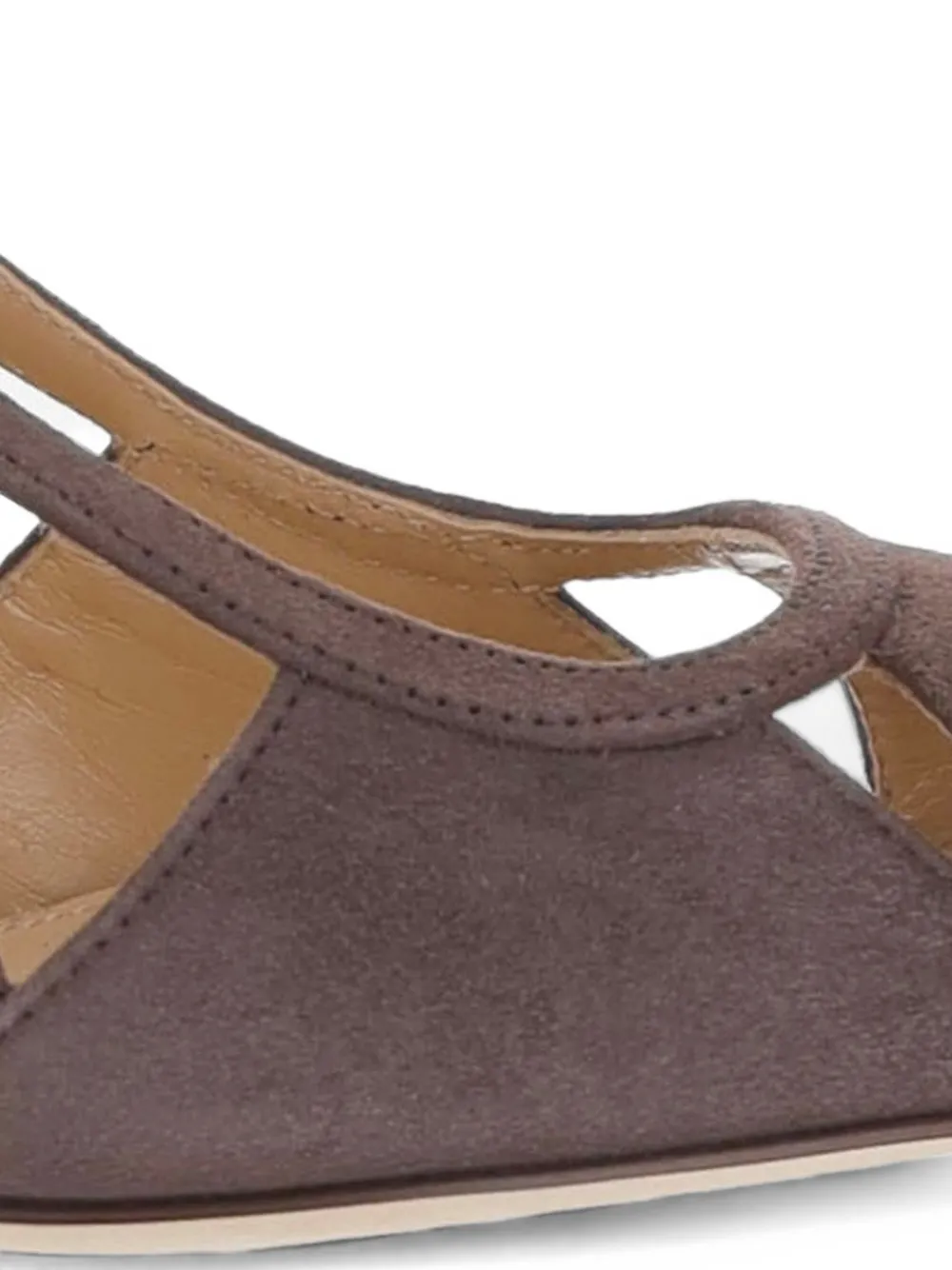 Arteana cut-out suede pumps Bruin