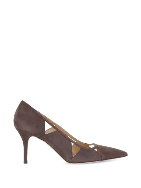 Arteana cut-out suede pumps