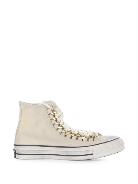 Converse Chuck 70 Industrial Glam chain-link high-top sneakers