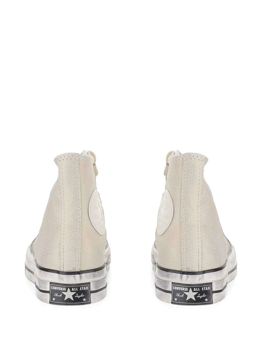 Converse Chuck 70 Industrial Glam chain-link high-top sneakers Beige