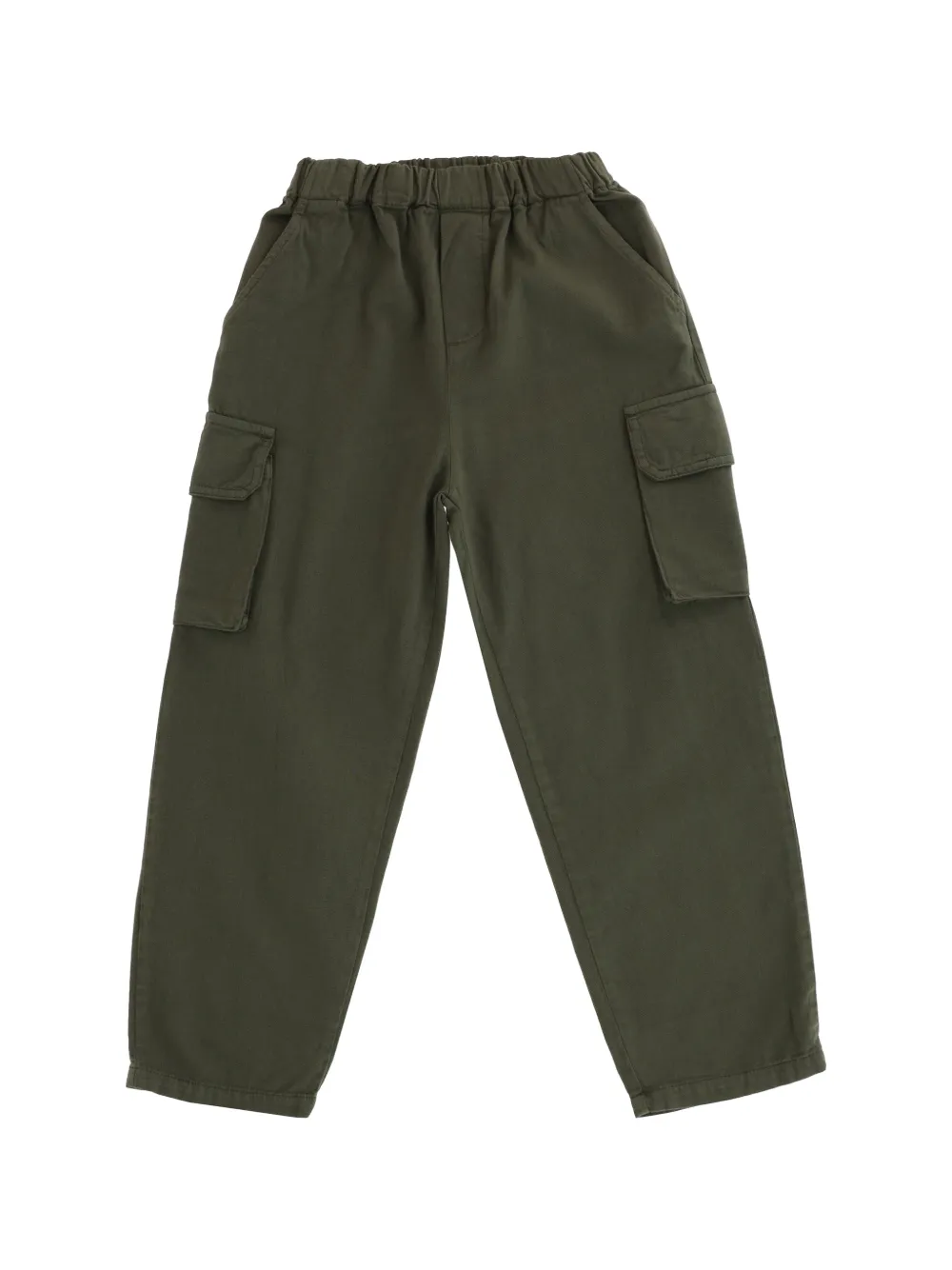 Babe And Tess elasticated-waist cargo pants - Verde