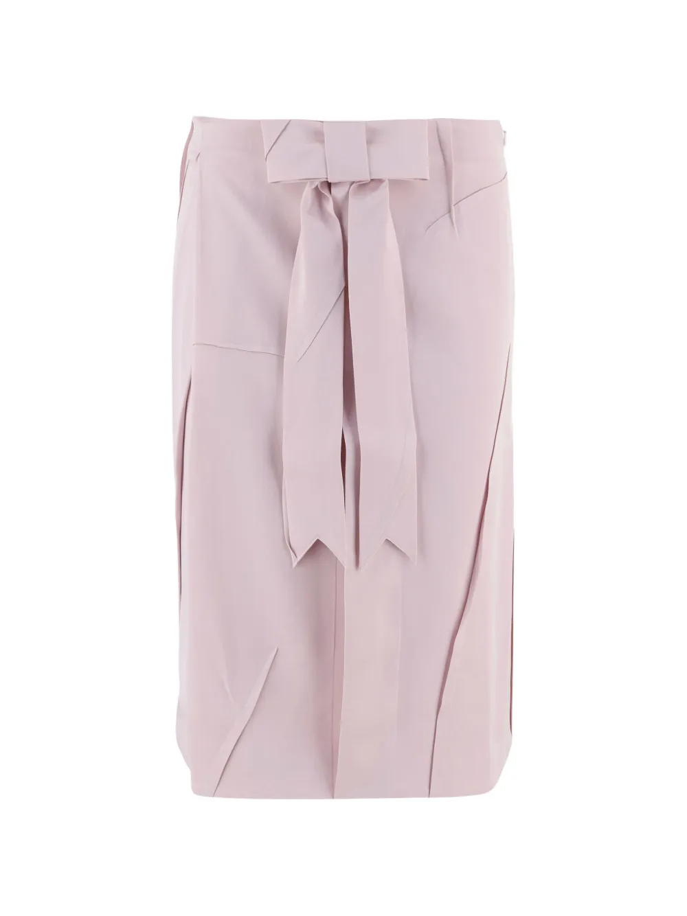 ALAINPAUL bow-detail midi skirt