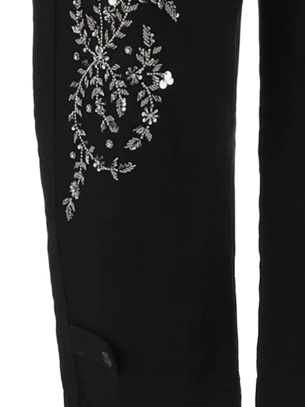 Stella McCartney Broek met ballonpijpen verfraaid met kristallen Zwart