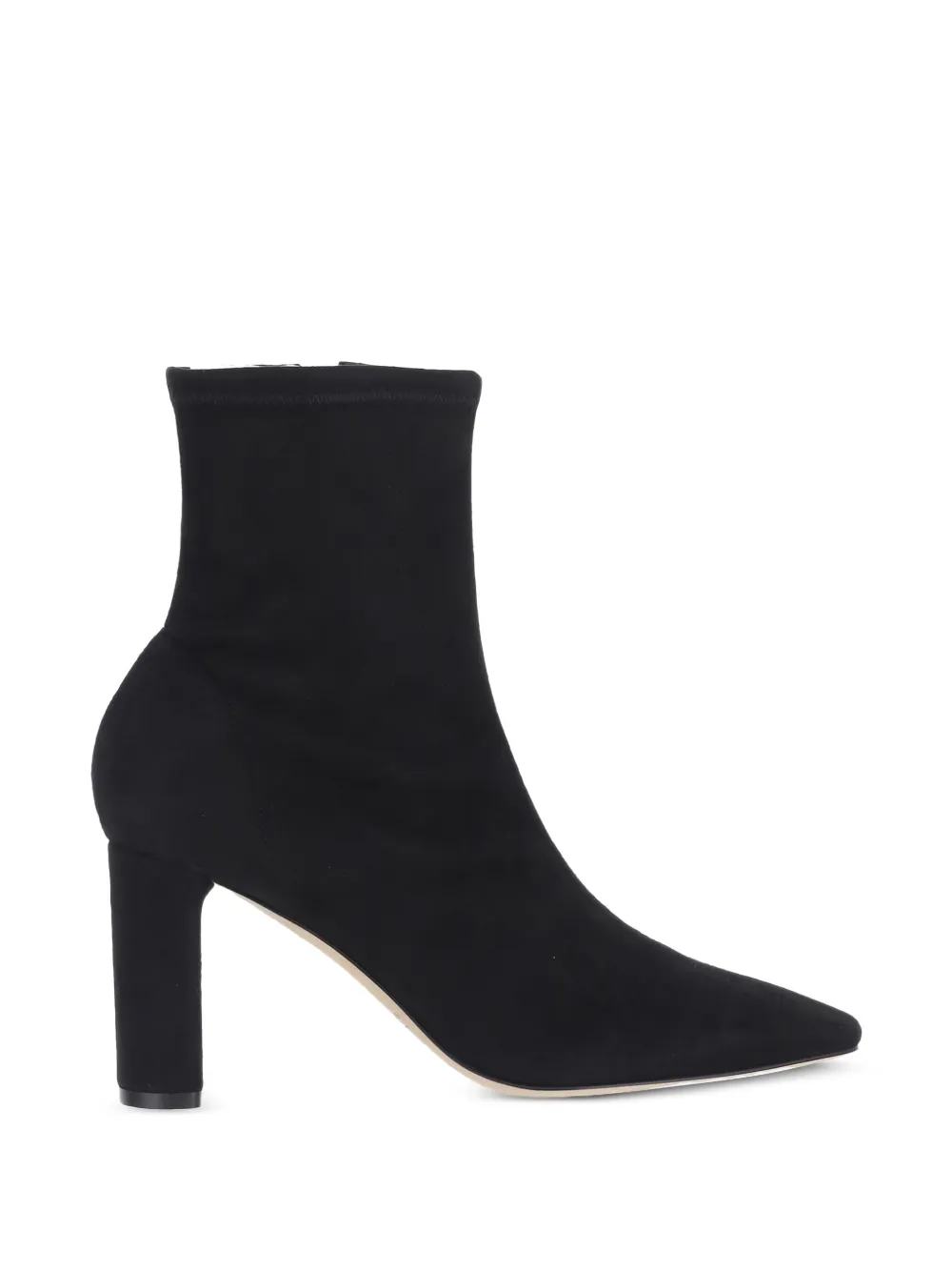 Arteana Marcella suede pointed-toe ankle boots Zwart