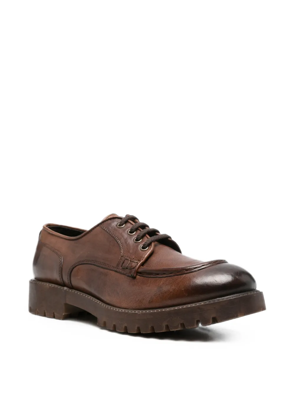 LeQarant lace-up lug-sole shoes Bruin
