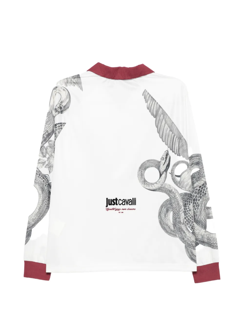 Just Cavalli T-shirt met print Wit