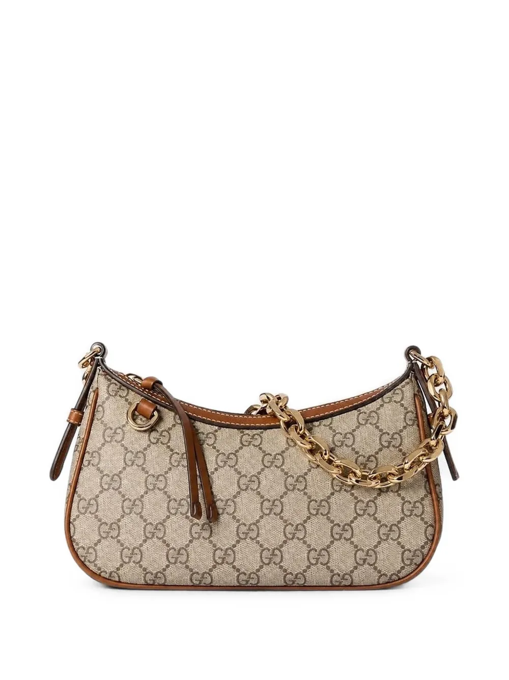 Gucci GG Emblem monogram-print shoulder bag Beige