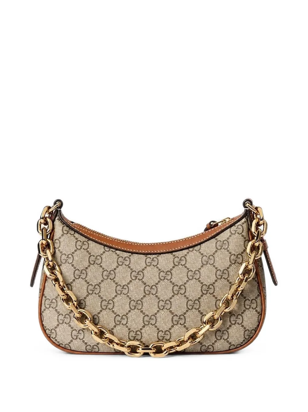 Gucci GG Emblem monogram-print shoulder bag Beige