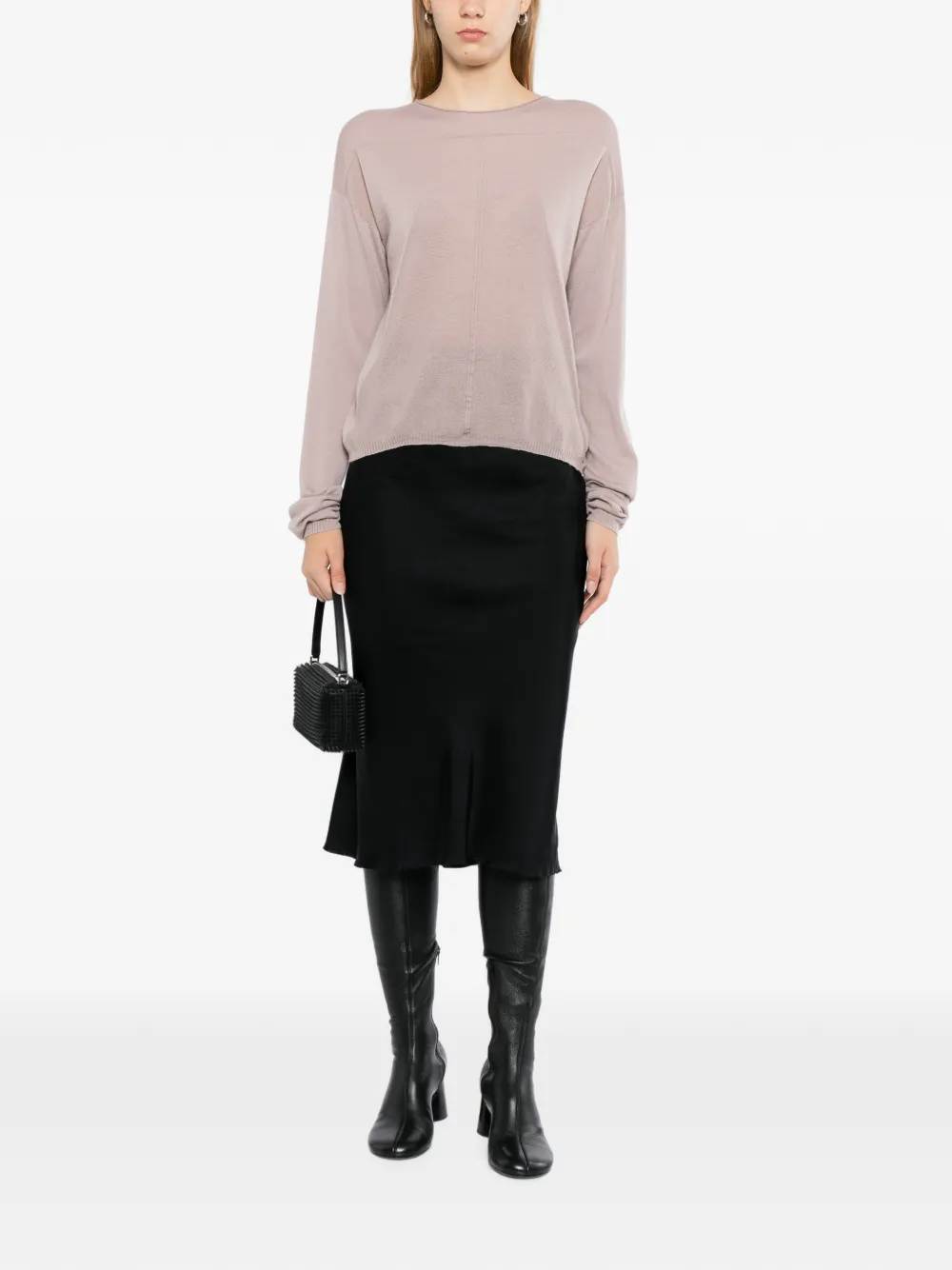 Rick Owens Top met trekkoord Zwart