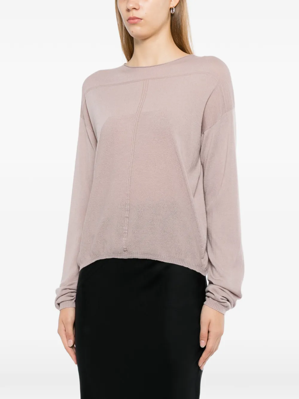 Rick Owens Top met trekkoord Zwart