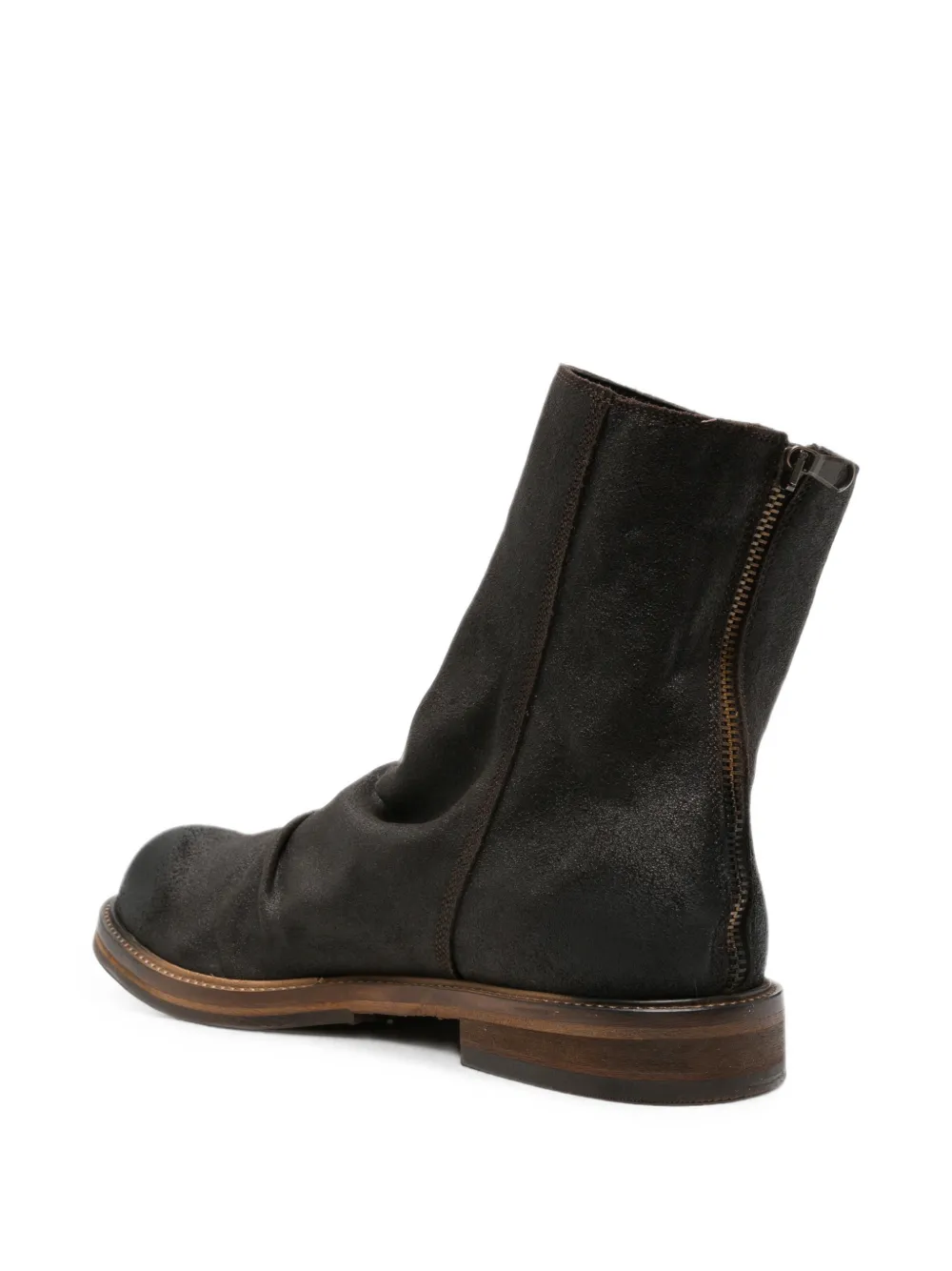 LeQarant Bomber23 zip-up boots Bruin
