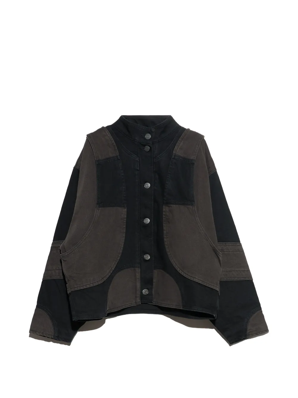 BIMBA Y LOLA two-tone denim oversize jacket · M/L