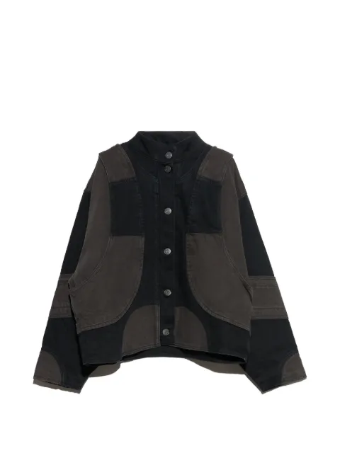 BIMBA Y LOLA two-tone denim oversize jacket
