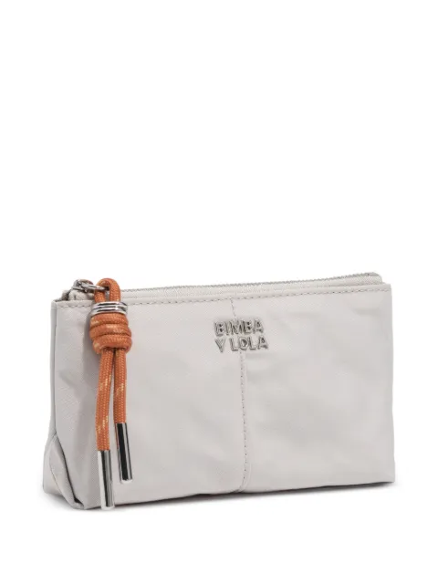 BIMBA Y LOLA  sand nylon coin purse