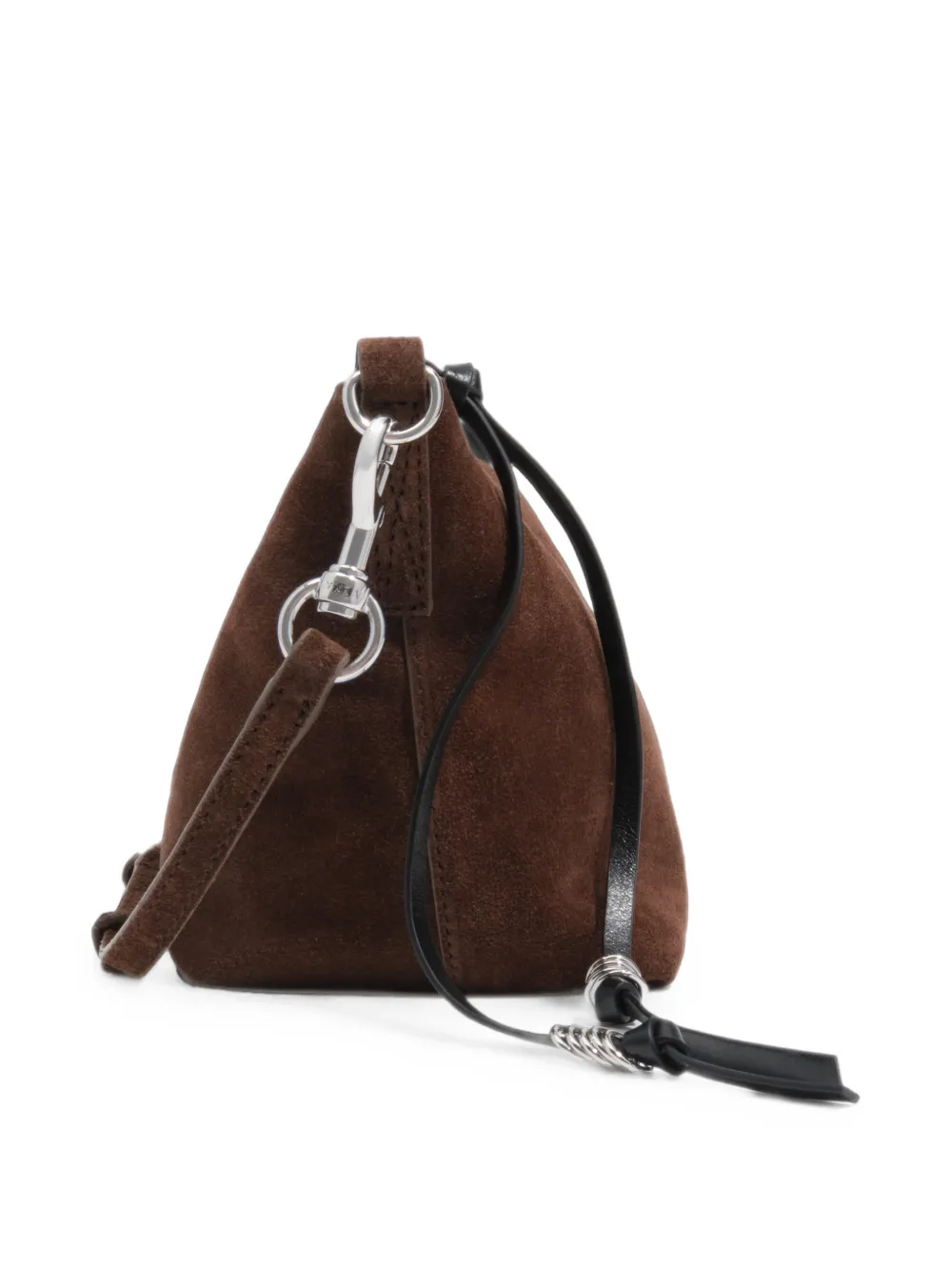 BIMBA Y LOLA Medium Coffee Madrid suède tas Bruin